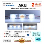 LED Module AKU Samsung Korea SMD 2835 Optic Dove Doff | 3 Mata - White - Putih